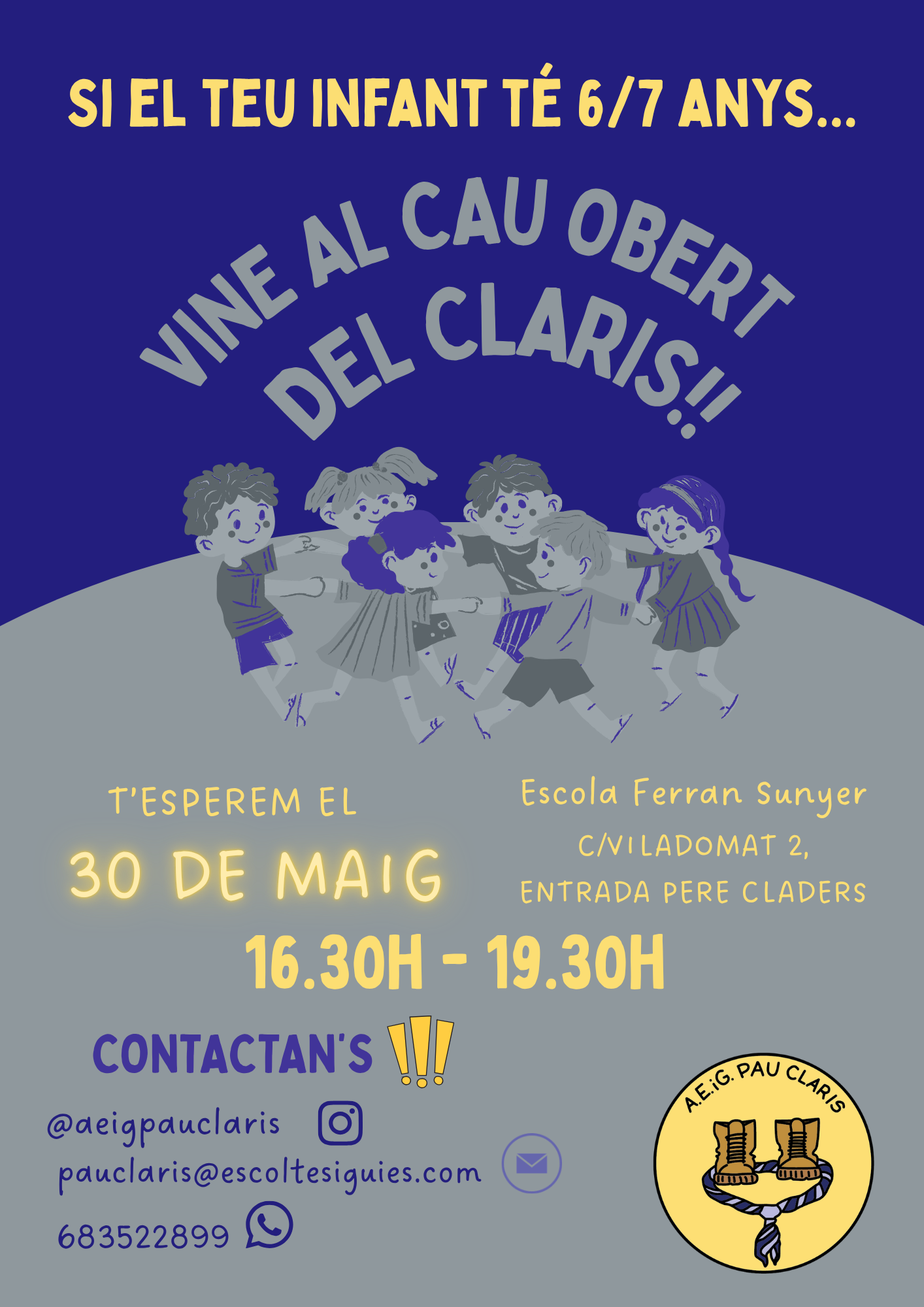El Cau Pau Claris obre les portes a les famílies de l’Escola Ferran Sunyer